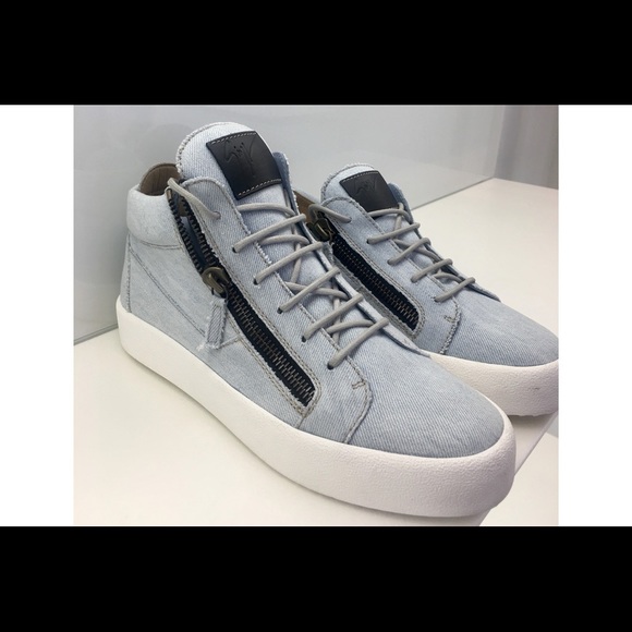 giuseppe zanotti jr NEW denim lowtops